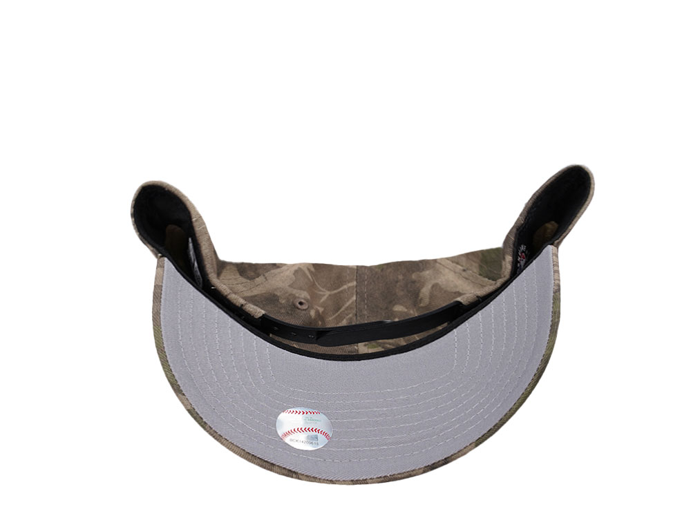 New Era Baltimore Orioles Leaf Camo Copper 9Forty A Frame Snapback Hat