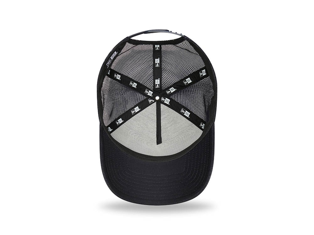 New Era Washington Postcard Navy A Frame Trucker Snapback Hat