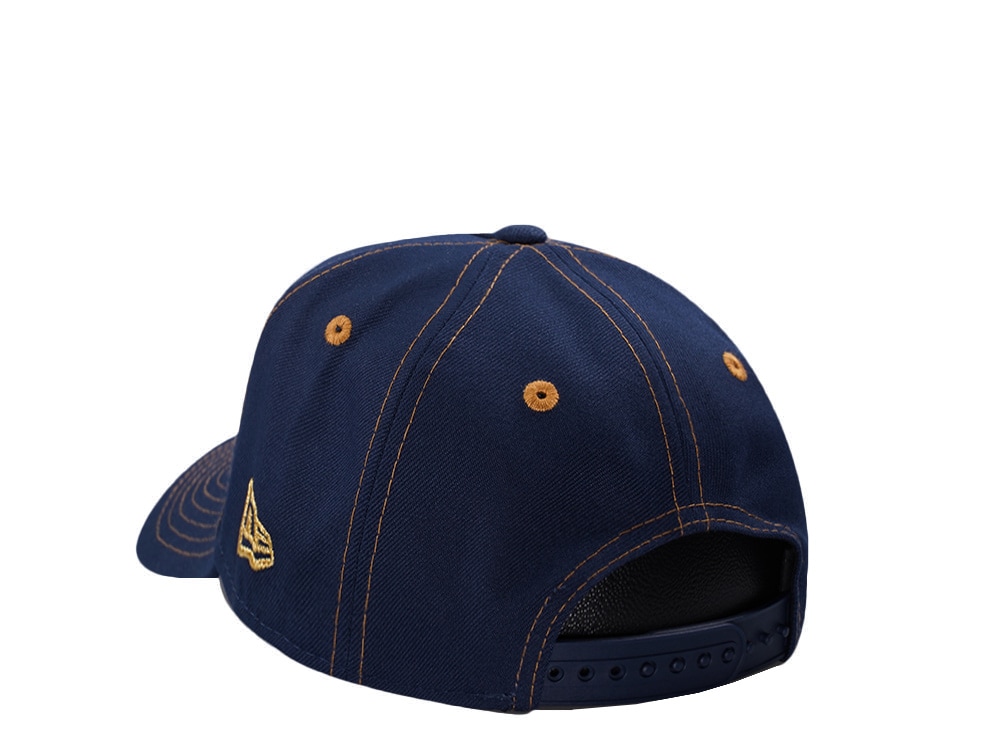 New Era Texas Rangers 40th Anniversary Cow Ocean Blue Prime Edition 9Forty A Frame Snapback Hat