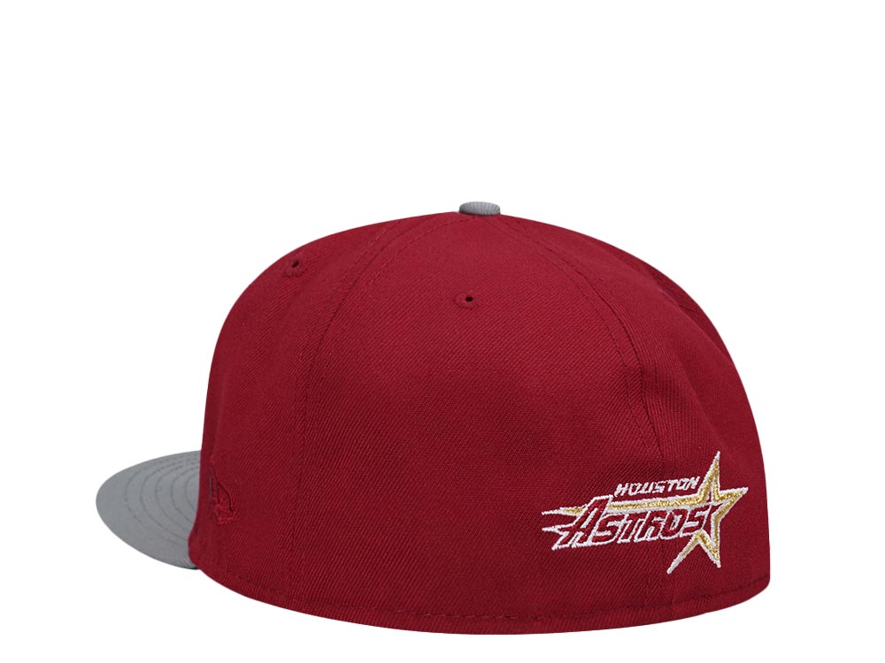 New Era Houston Astros 35th Anniversary Brick Prime Two Tone Throwback  Edition 59Fifty Fitted Hat