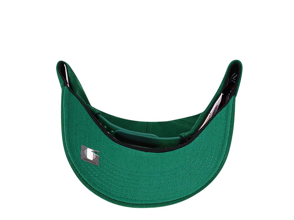 Mitchell & Ness Boston Celtics Team Ground Red Line Solid Flex Snapback Hat