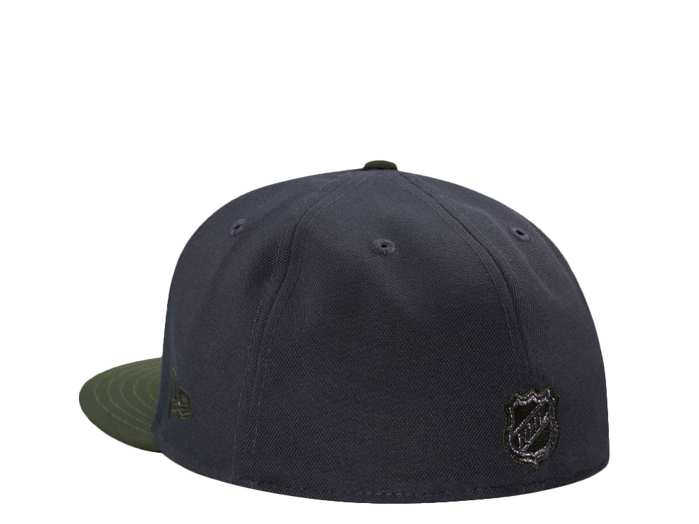 New Era Anaheim Ducks 25th Anniversary Hunter Green Two Tone Edition 59Fifty Fitted Hat