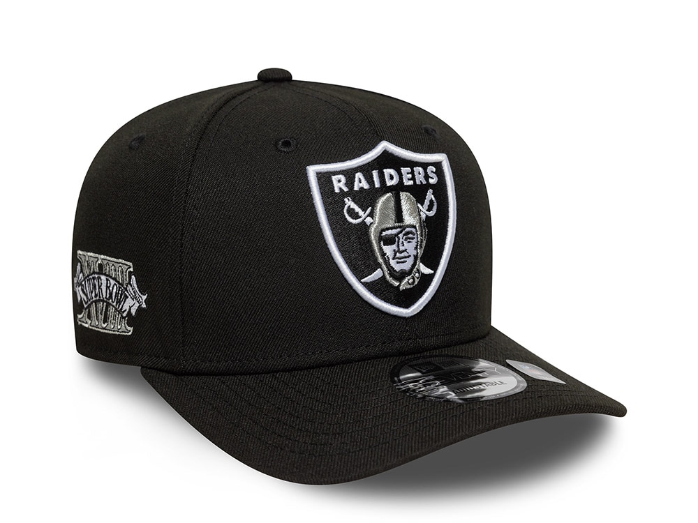 New Era Las Vegas Raiders Super Bowl XVIII 9Seventy Stretch Snapback Hat