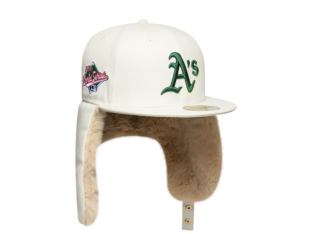 New Era Oakland Athletics World Series 1989 Ivory Prime Edition 59Fifty Dogear Fitted Hat