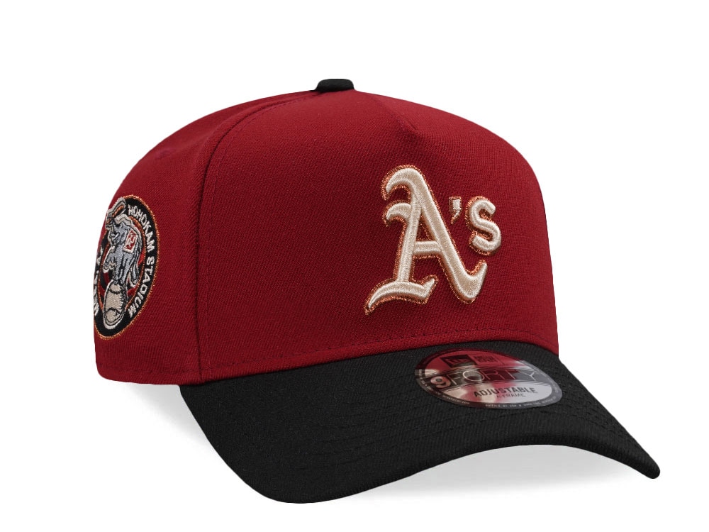 New Era Oakland Athletics Stadium Patch Two Tone Edition 9Forty A Frame Snapback Hat