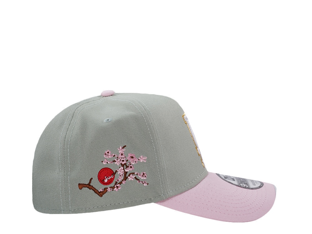 New Era Los Angeles Dodgers Evergreen Pink Two Tone Edition 9Forty A Frame Snapback Hat