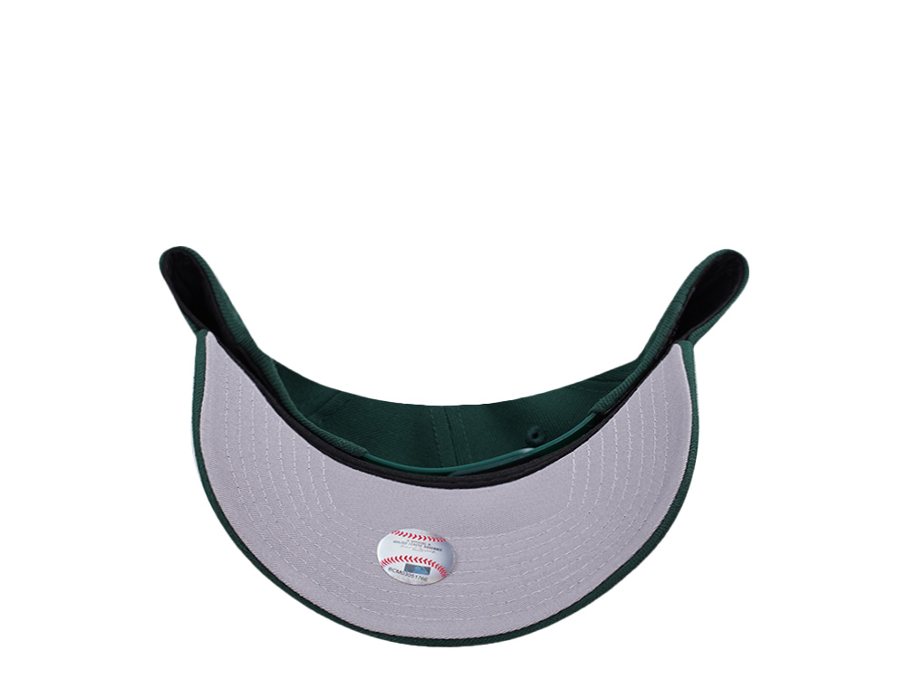 New Era New York Yankees Micro Script Dark Green Prime Edition 9Forty A Frame Snapback Hat