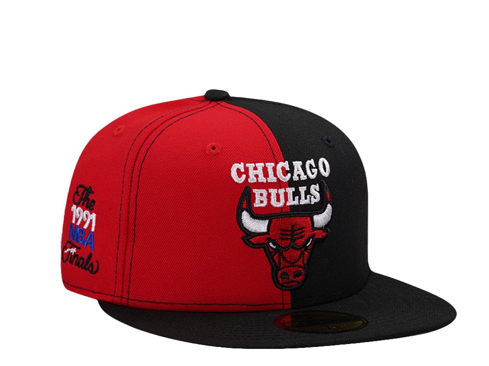 New Era Chicago Bulls NBA Finals 1991 Split Edition 59Fifty Fitted Hat