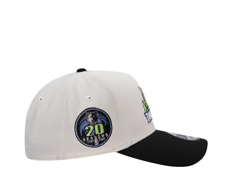 New Era Minnesota Timberwolves 20 Seasons Chrome Two Tone Edition 9Forty A Frame Snapback Hat