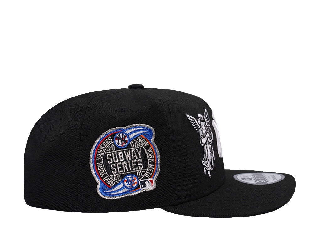 New Era New York Yankees Subway Series Angel Black Prime Edition 9Fifty A Frame Snapback Hat