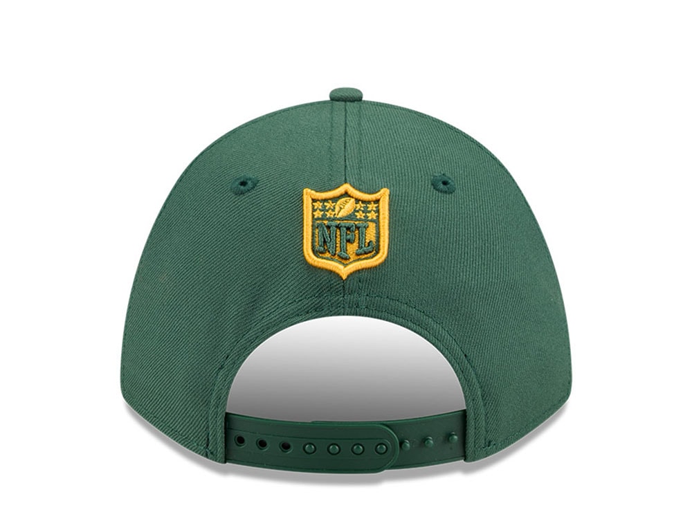 New Era Green Bay Packers NFL Team 9Forty M Crown Snapback Hat