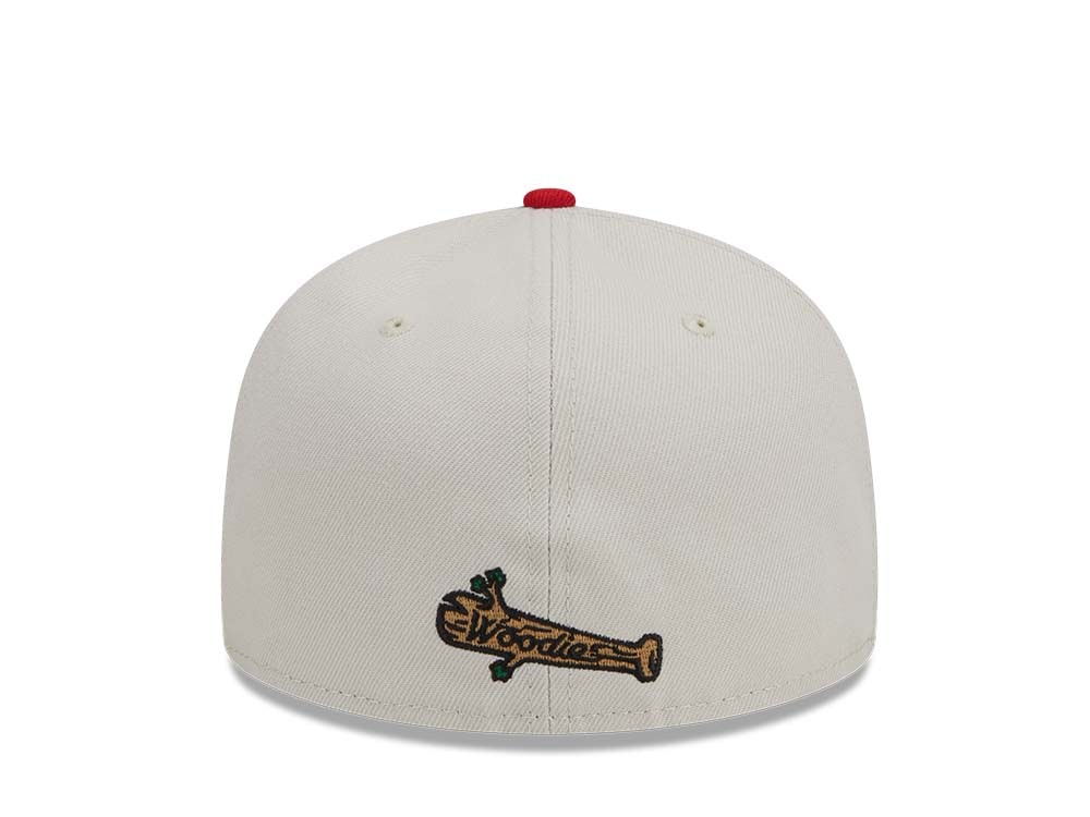 New Era Texas Rangers Farm Team Stone Throwback Two Tone Edition 59Fifty Fitted Hat