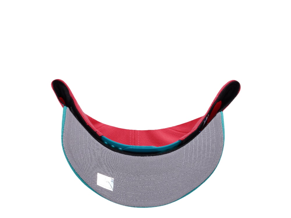 New Era Miami Heat Coral Two Tone Edition 9Forty A Frame Snapback Hat