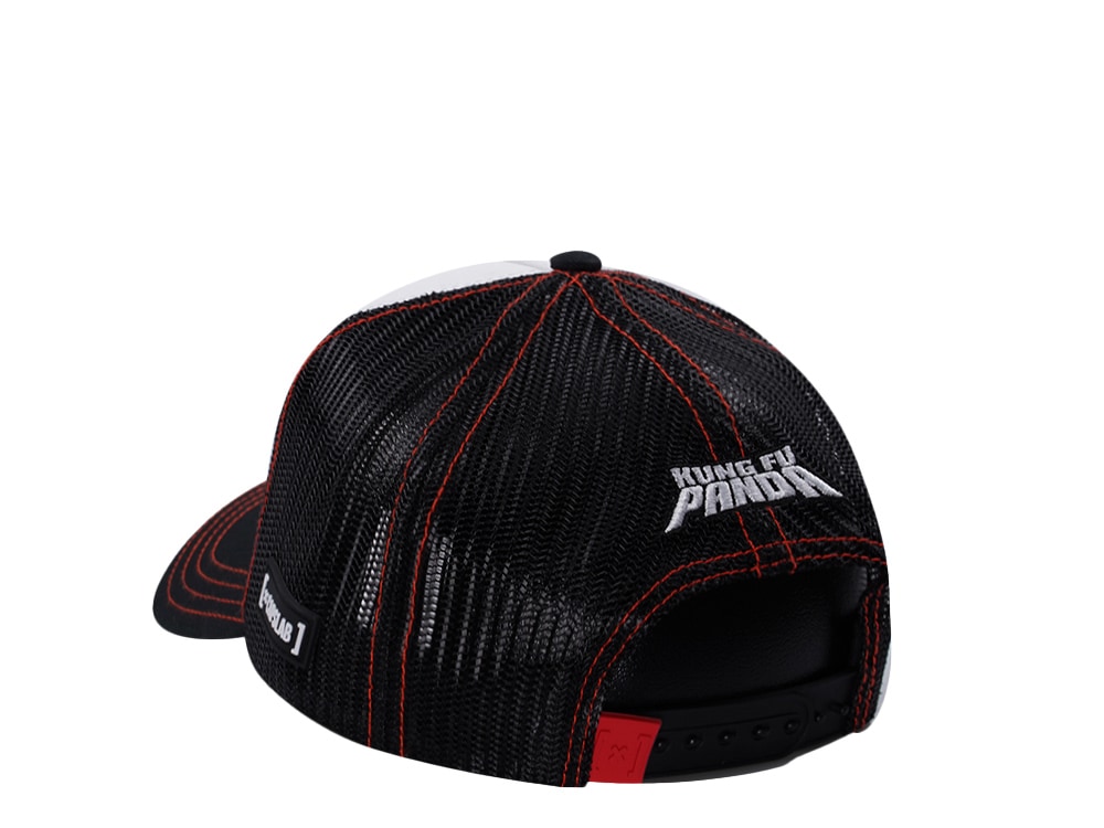 Capslab Kung Fu Panda Always Hungry White Trucker Snapback Hat