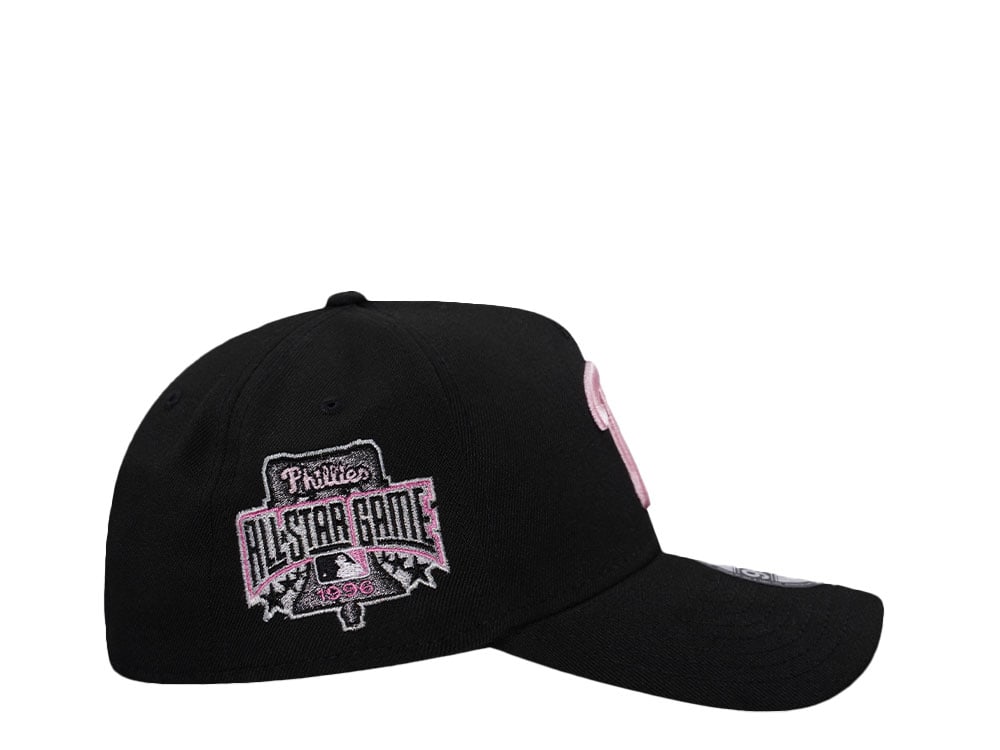 New Era Philadelphia Phillies All Star Game 1996 Black Pink Edition 9Forty A Frame Snapback Hat