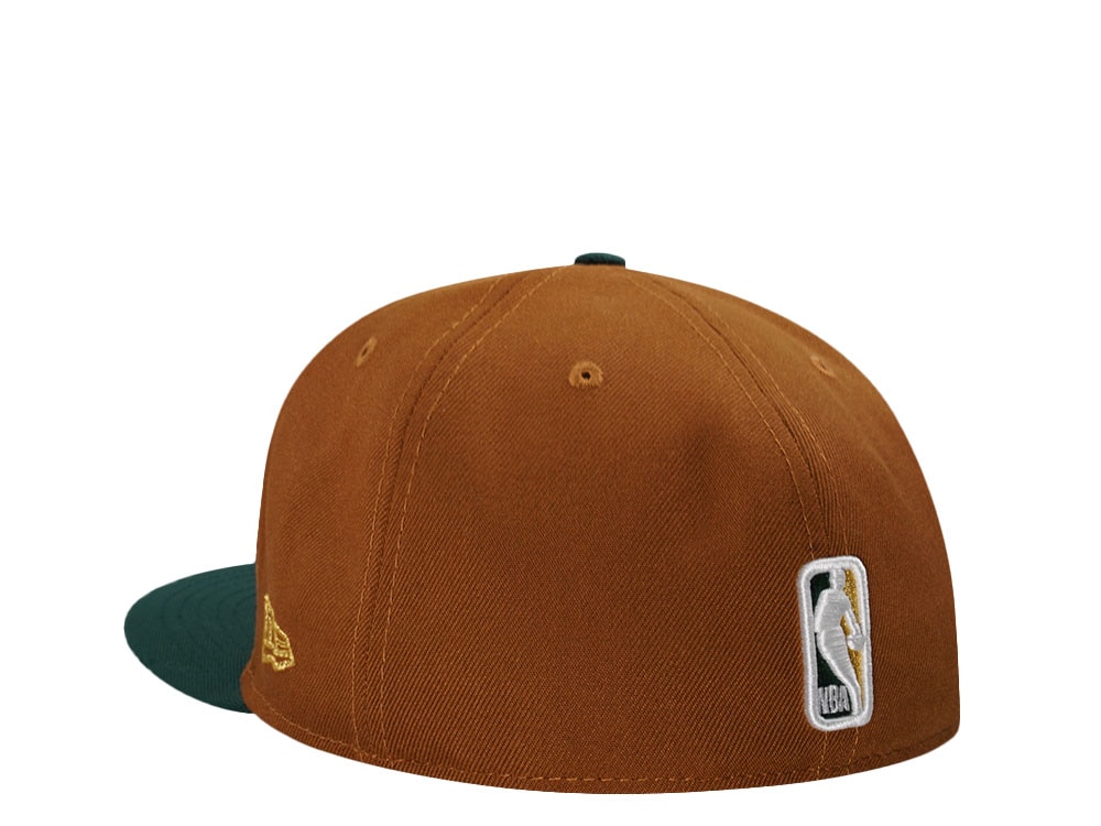 New Era Boston Celtics Bourbon Two Tone Prime Edition 59Fifty Fitted Hat