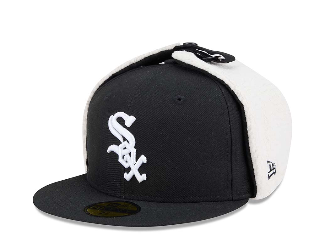 New Era Chicago White Sox Classic Black 59Fifty Dogear Fitted Hat