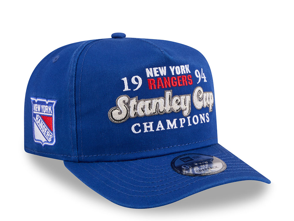 New Era New York Rangers Stanley Cup Champions 1994 Historic Blue Edition 9Fifty A Frame Snapback Hat