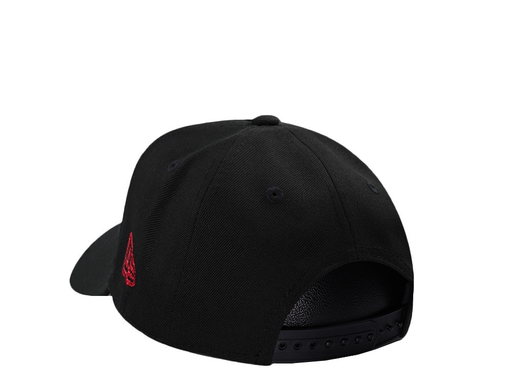 New Era Houston Astros Flames Black Prime Edition 9Forty A Frame Snapback Hat