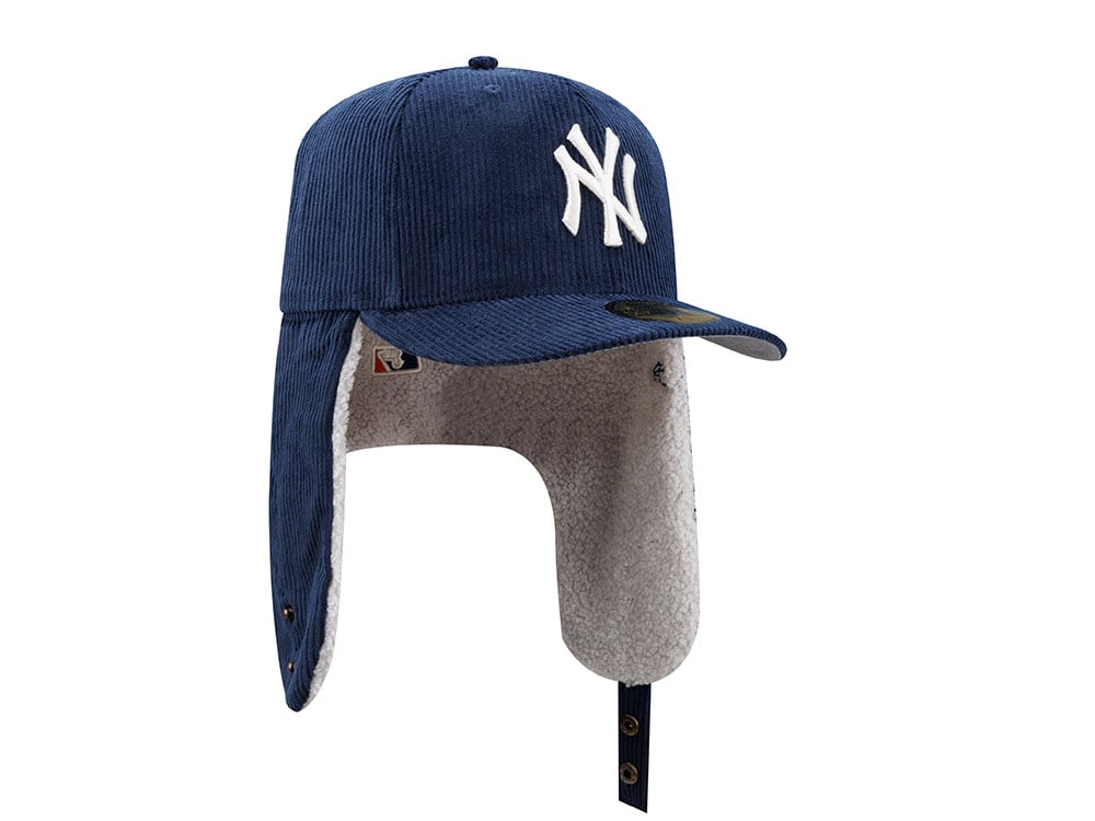 New Era New York Yankees Corduroy Navy Prime Dogear Edition 59Fifty Dogear Fitted Hat