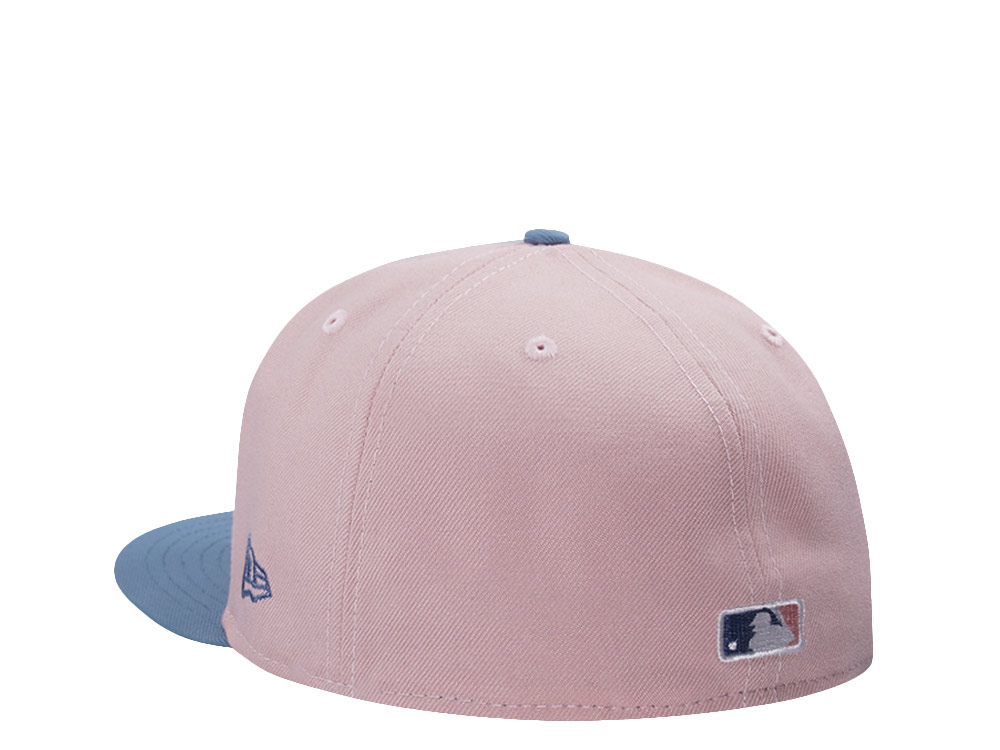 New Era Los Angeles Dodgers World Series 2025 Pink Rouge Two Tone Edition 59Fifty Fitted Hat