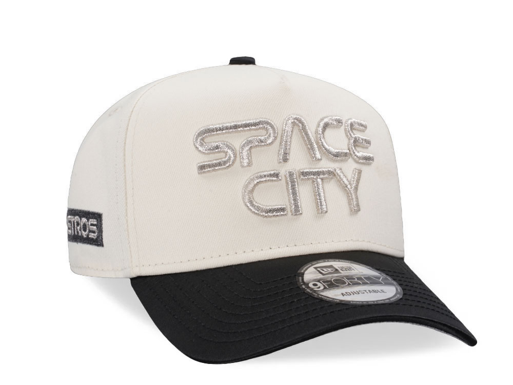 Houston Astros Black White Astrodome Logo Gray UV New Era