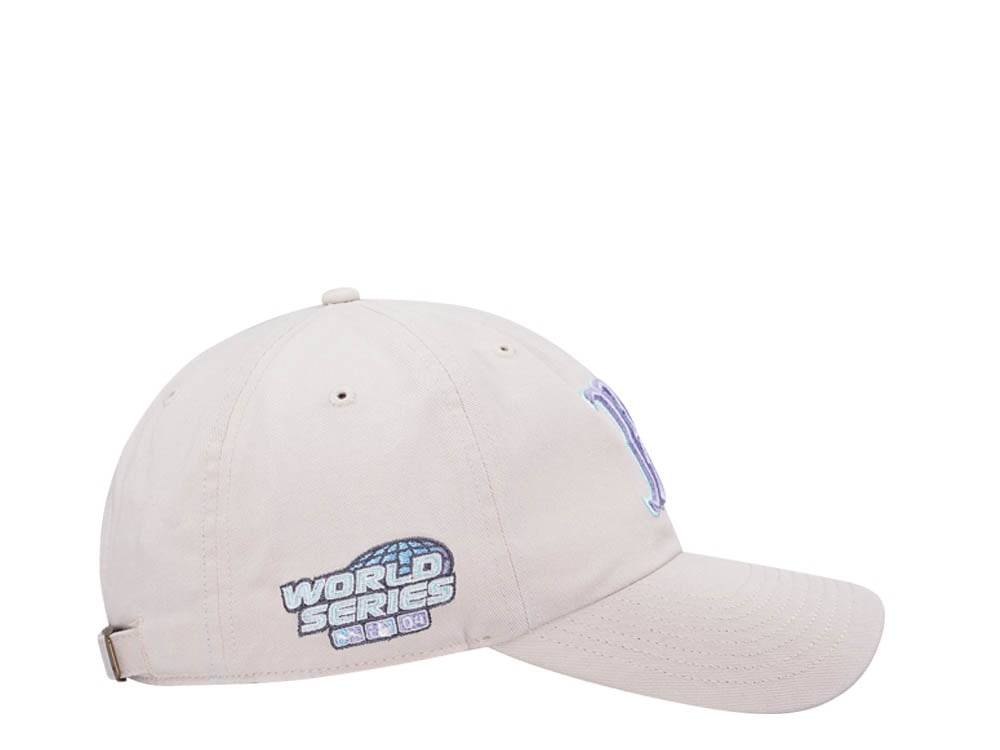 47Brand Boston Red Sox World Series 2004 Bone Double Under Clean Up Strapback Hat