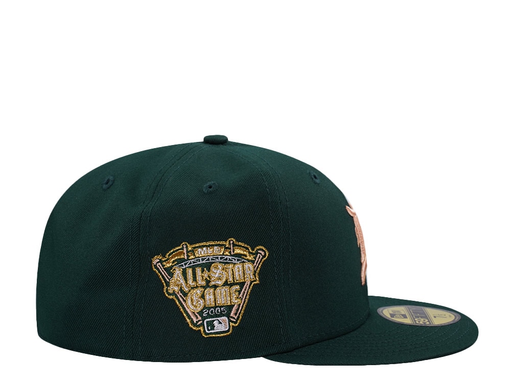 New Era Detroit Tigers All Star Game 2005 Dark Green Prime Edition 59Fifty Fitted Hat