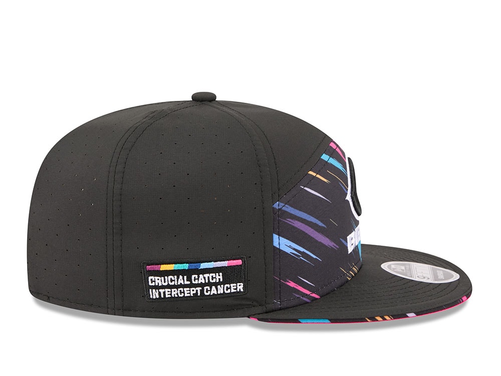 New Era Chicago Bears Crucial Catch 2026 Black Edition 9Fifty Split Panel Snapback Hat