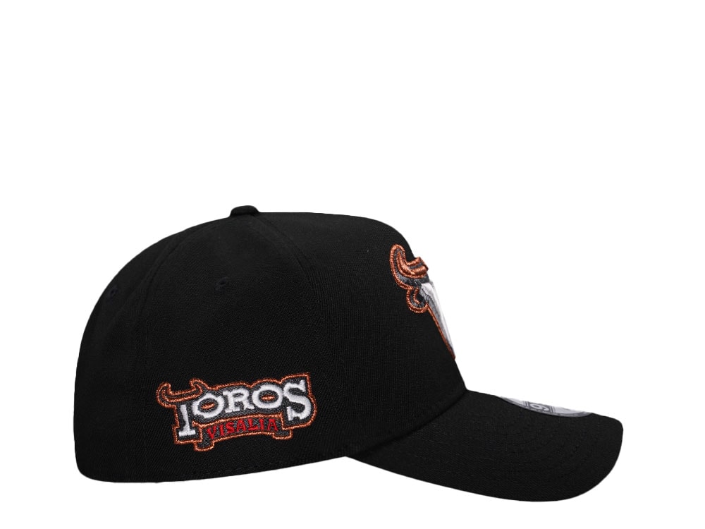 New Era Visalia Rawhide Toros Copper Throwback 9Forty A Frame Snapback Hat