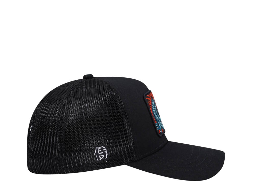 Capslab Fantastic Beasts Dragon Black Trucker Snapback Hat