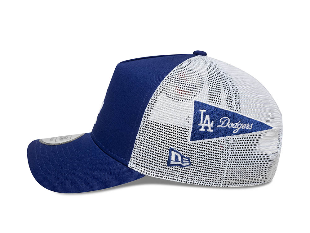 New Era Los Angeles Dodgers Multi Patch 9Forty A Frame Trucker Snapback Hat
