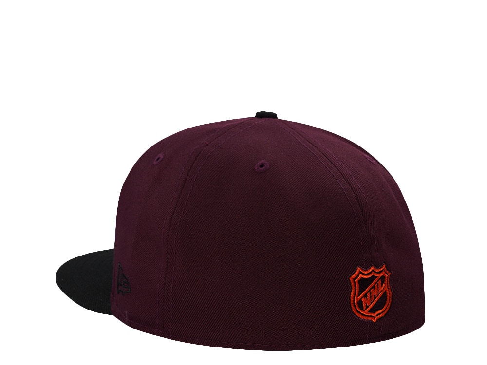 New Era Anaheim Ducks Inaugural Season Maroon Two Tone Edition 59Fifty Fitted Hat