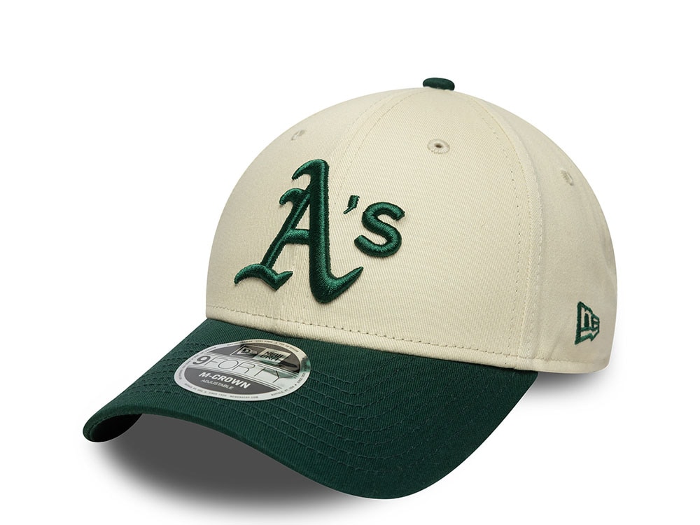 New Era Oakland Athletics Two Tone Edition 9Forty M Crown Snapback Hat