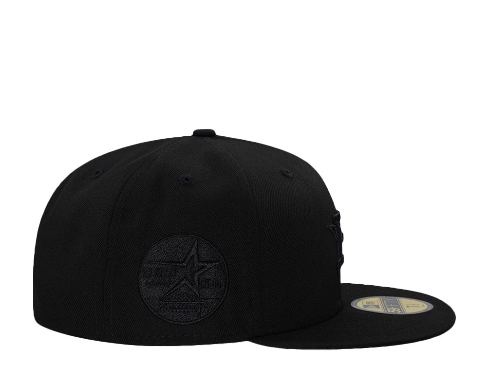 New Era Houston Astros 35th Anniversary Blackout Red Edition 59Fifty Fitted Hat