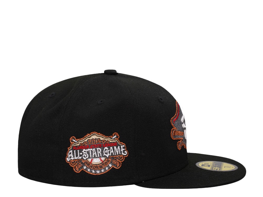 New Era Bradenton Marauders All Star Game 2014 Black Copper Edition 59Fifty Fitted Hat