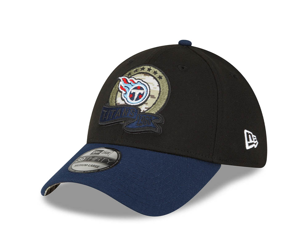 New Era Tennessee Titans Salute to Service 2022 39Thirty Stretch Hat