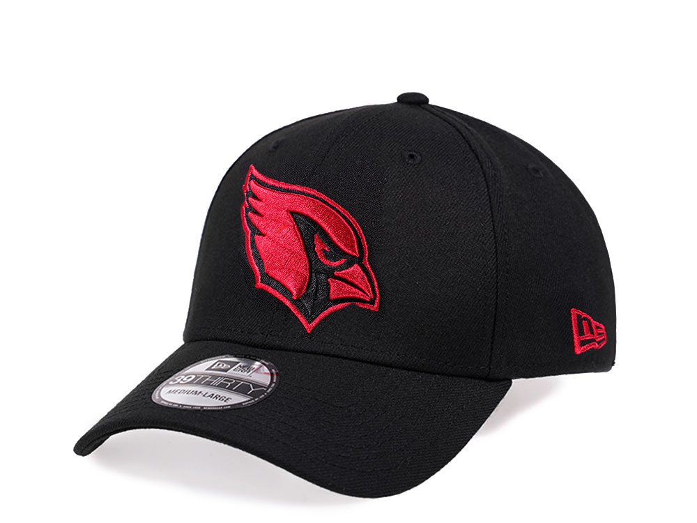 New Era Arizona Cardinals Black and Red Edition 39Thirty Stretch Hat
