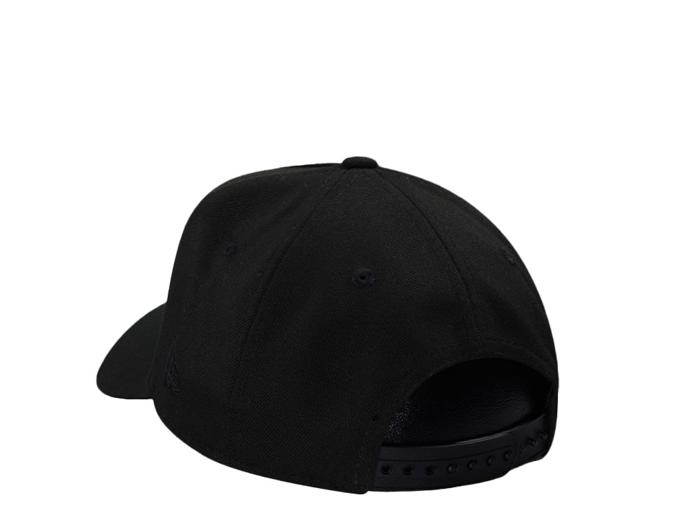 New Era Anaheim Angels World Series 2002 Black Out Red Edition 9Forty A Frame Snapback Hat