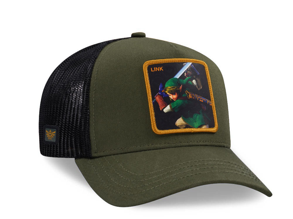 Capslab Legend of Zelda Link Trucker Snapback Hat