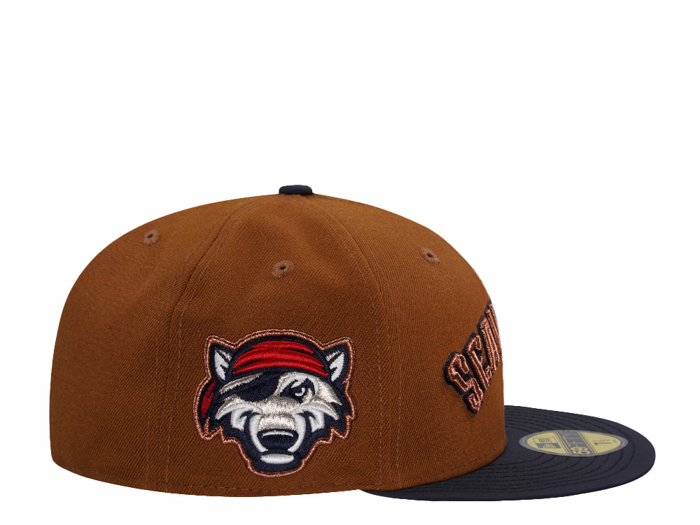 New Era Erie Seawolves Bourbon Ripstop Brim Two Tone Edition