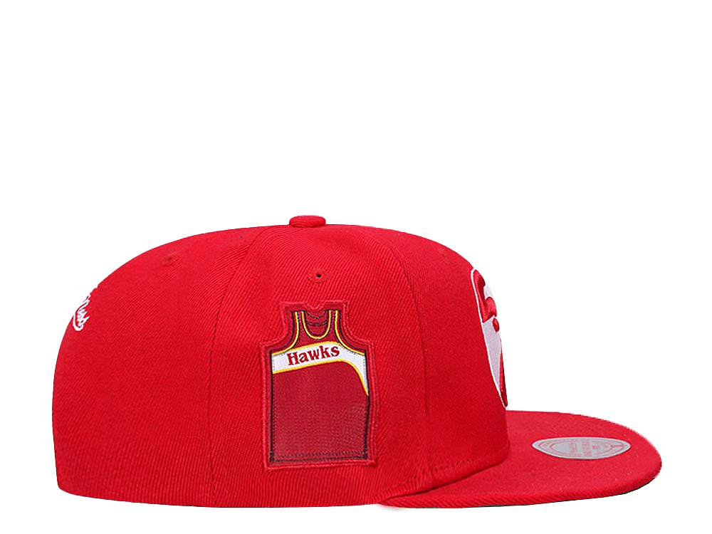Mitchell & Ness Atlanta Hawks Jersey Love Hardwood Classic Snapback Hat