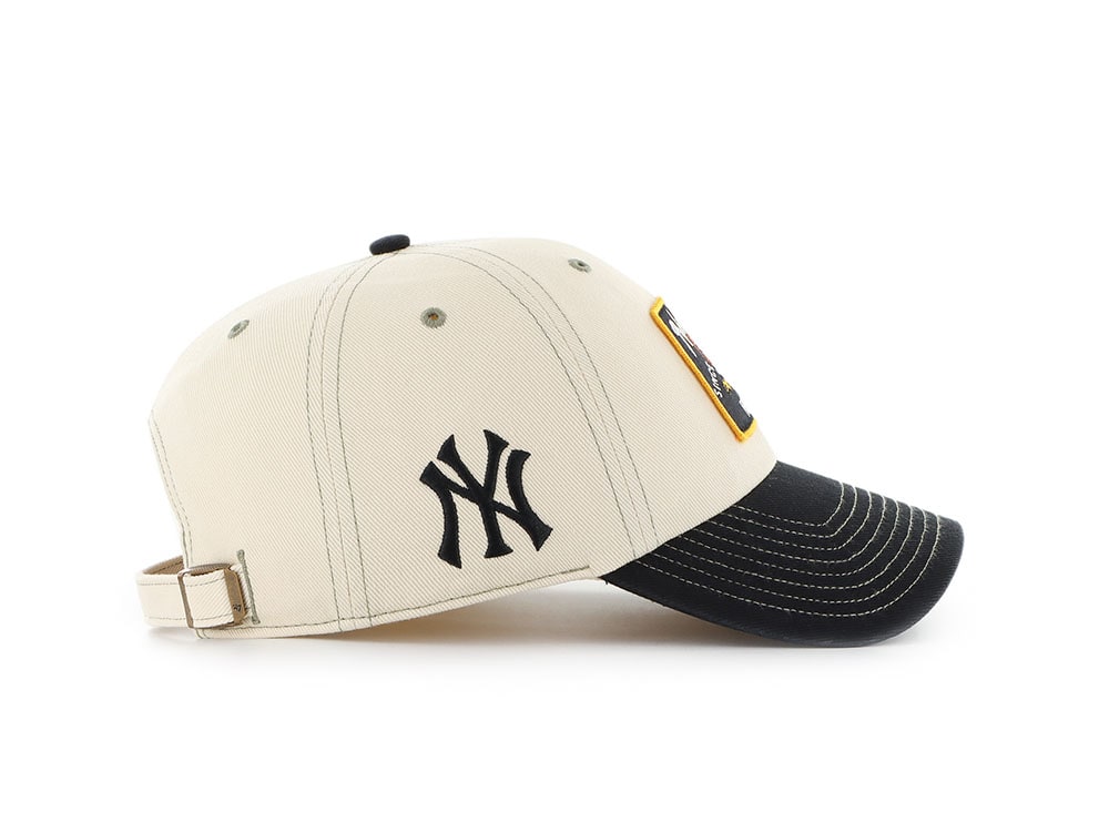 47 Brand New York Yankees Keepsake White Clean Up Strapback Hat