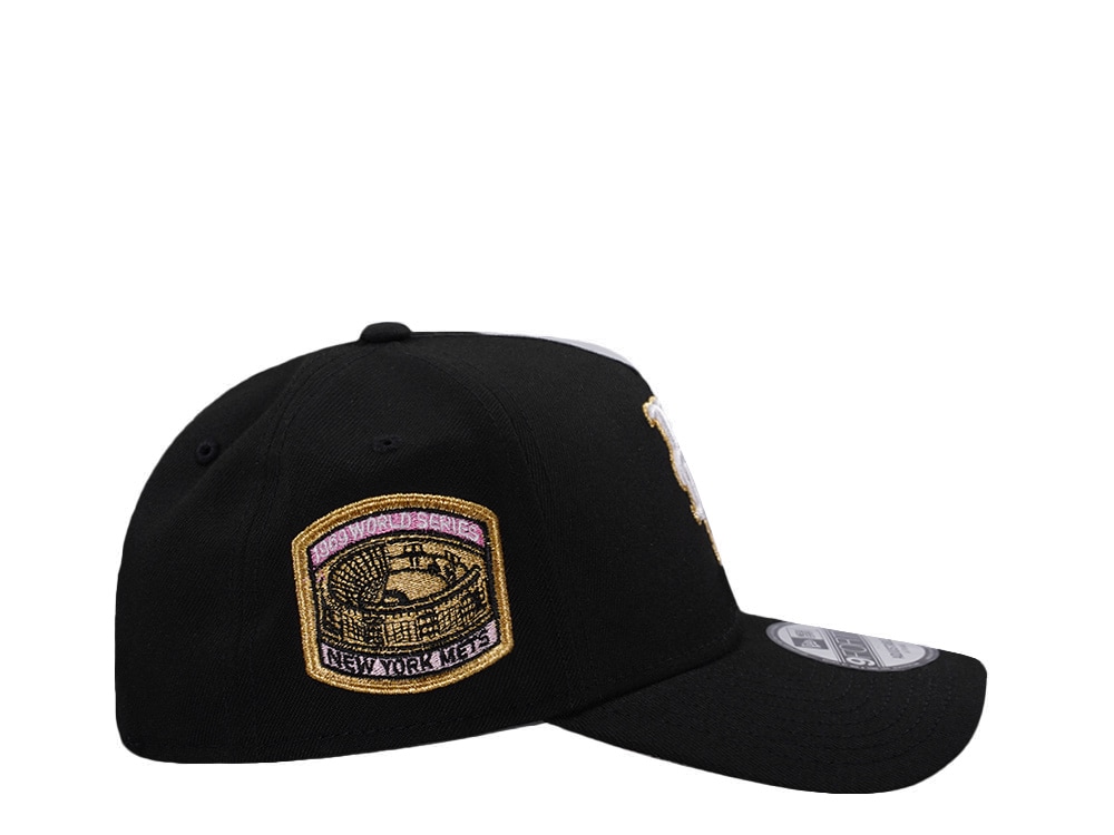 New Era New York Mets World Series 1969 Black Prime Edition 9Forty A Frame Snapback Hat