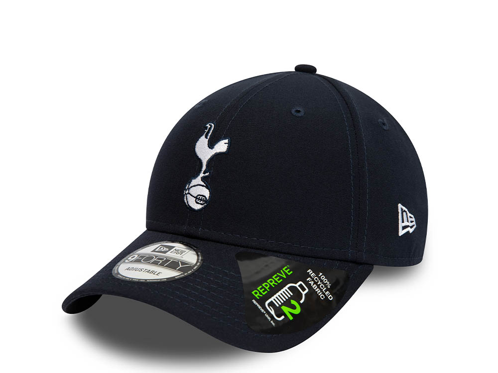 New Era Tottenham Hotspur Navy Repreve 9Forty Strapback Hat