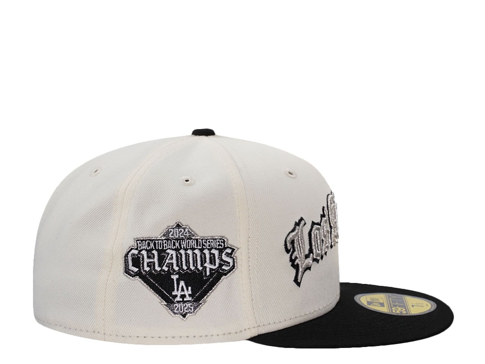 New Era Los Angeles Dodgers World Series 2025 Chrome Two Tone Edition 59Fifty Fitted Hat