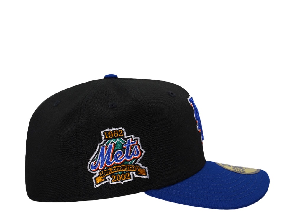 New Era New York Mets World Series 1962 Black Two Tone Edition 59Fifty Pre Curved Fitted Hat