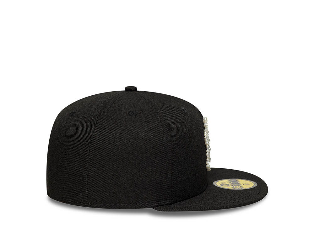 New Era New York Yankees Faux Pearl Black Prime Edition 59Fifty Fitted Hat