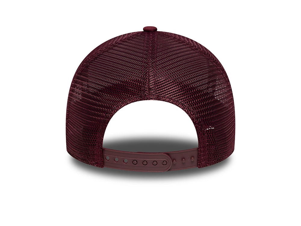 New Era Los Angeles Dodgers League Essential Maroon Edition 9Forty A Frame Trucker Snapback Hat