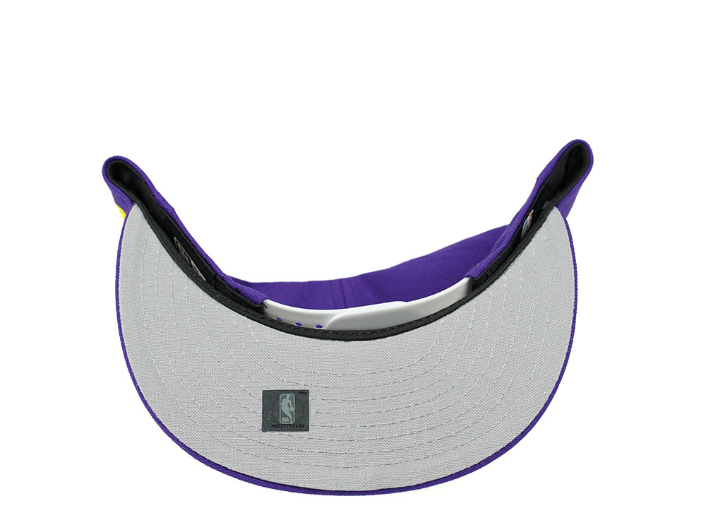 New Era Los Angeles Lakers Purple Skull Edition 9Fifty Snapback Hat